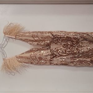 Gold dress